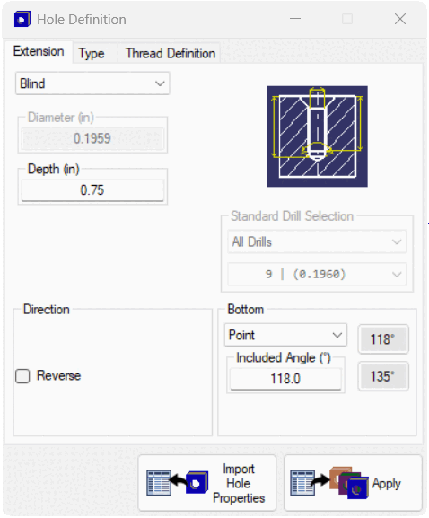 HoleEdit CATIA automation demonstration